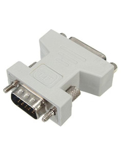 Adaptador DVI-D 24+1 Femenino a VGA Masculino 15 Pines