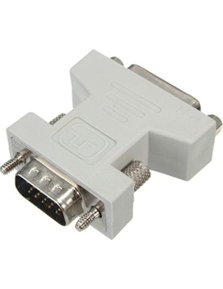 Adaptador DVI-D 24+1 Femenino a VGA Masculino 15 Pines