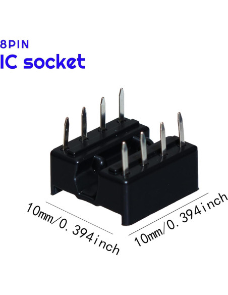 20 Amplificadores Operacionales NE5532P + 20 Zócalos DIP-8