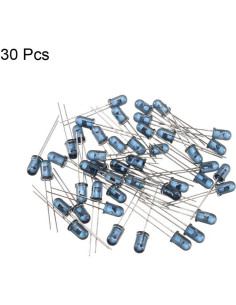Diodo Emisor Infrarrojo uxcell 30pcs 940nm 1.35V 5mm 2