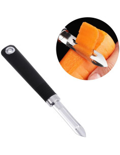 Pelador de Verduras Yardwe Acero Inoxidable Doble Bisel 20cm 2