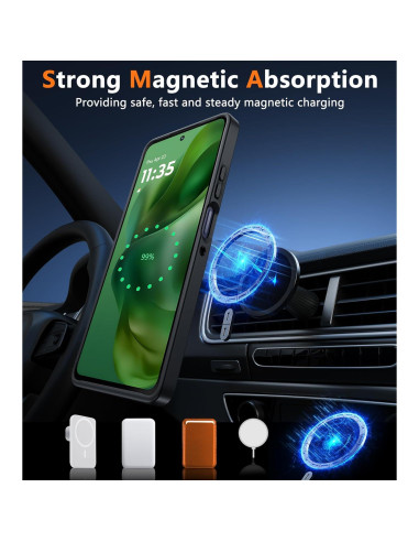 Funda FNTCASE para Motorola Moto G Power 5G 2025 - Mate Magnético