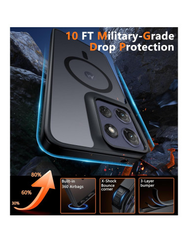 Funda FNTCASE para Motorola Moto G Power 5G 2025 - Mate Magnético