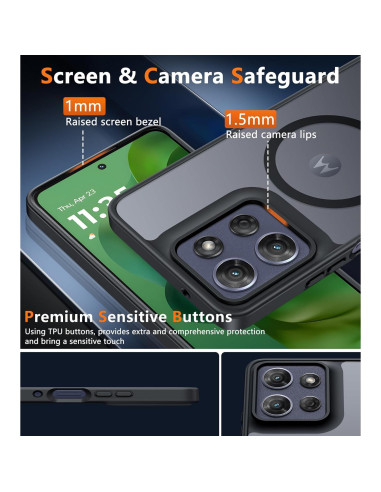 Funda FNTCASE para Motorola Moto G Power 5G 2025 - Mate Magnético