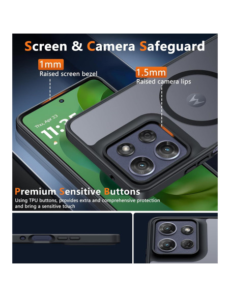 Funda FNTCASE para Motorola Moto G Power 5G 2025 - Mate Magnético