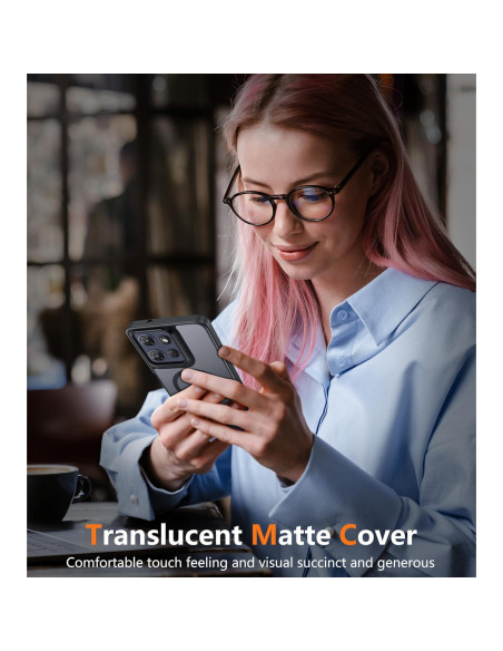 Funda FNTCASE para Motorola Moto G Power 5G 2025 - Mate Magnético