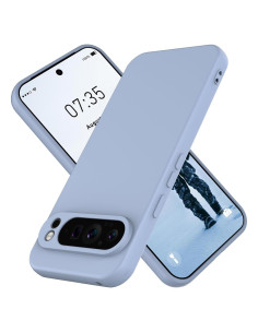 Funda de Silicona Google Pixel 10 Pro XL Gris, Delgado y Resistente