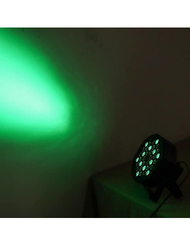 Proyector Estroboscópico LED Balsa Circle 36 RGB 220V Control Remoto