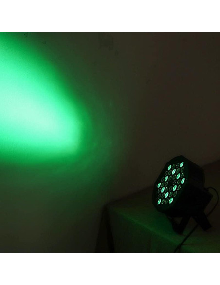 Proyector Estroboscópico LED Balsa Circle 36 RGB 220V Control Remoto