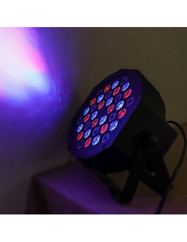 Proyector Estroboscópico LED Balsa Circle 36 RGB 220V Control Remoto