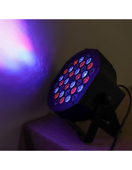 Proyector Estroboscópico LED Balsa Circle 36 RGB 220V Control Remoto