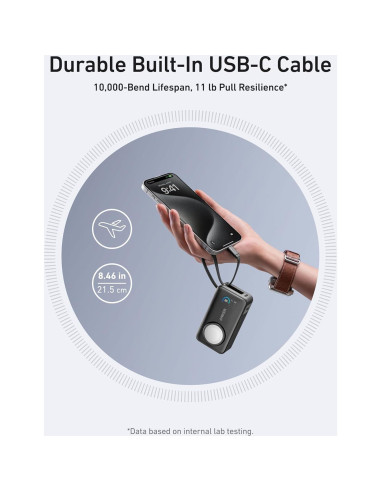 Banco de Energía Anker MagGo 10,000mAh para Apple Watch