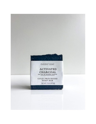 Jabón de Carbón Activado Evident Soap 141g - Natural y Hecho a Mano