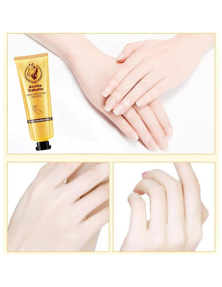 Crema Hidratante para Manos ETUIH con Aceite de Caballo 3PCS