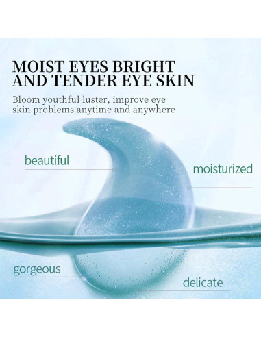 30 Piezas Mascarillas Hidratantes Labios y Ojos Felico