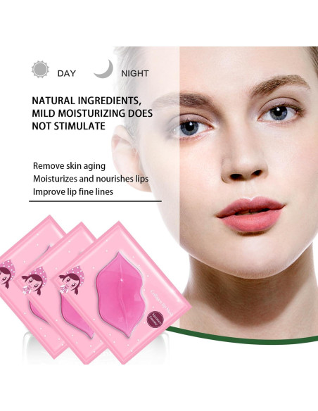 30 Piezas Mascarillas Hidratantes Labios y Ojos Felico