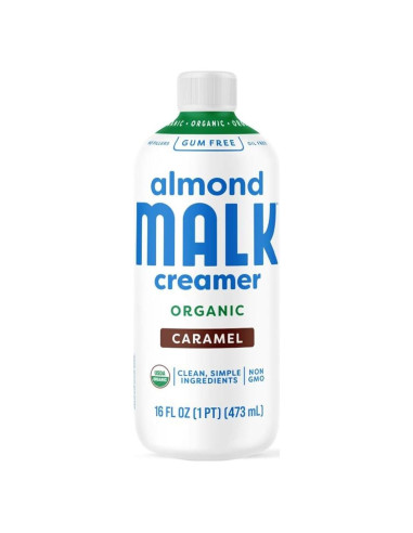 Crema de Almendra Caramelizada Orgánica Malk 473ml