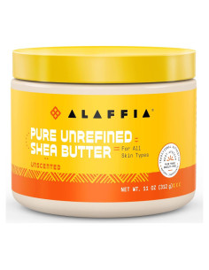 Manteca de Karité Pura Sin Refinar Alaffia 311 g - Hidratante