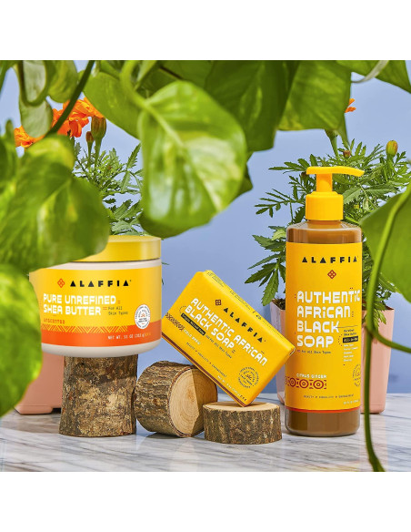 Manteca de Karité Pura Sin Refinar Alaffia 311 g - Hidratante