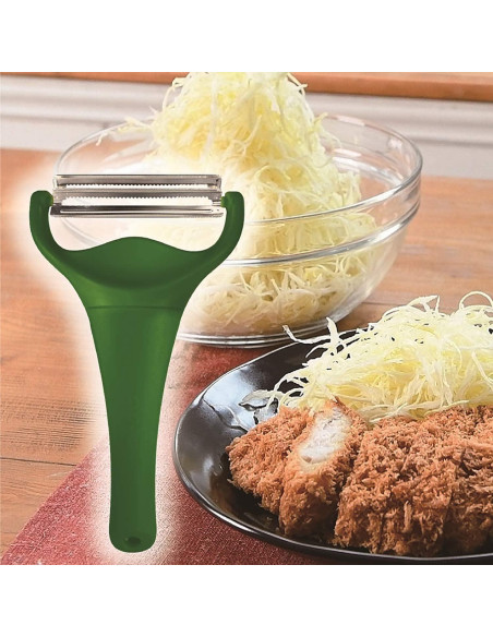 Pelador y Rallador de Verduras Nonoji MAX Verde 2 Cuchillas