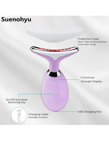 Masajeador Facial Suenohyu Portátil para Cara y Cuello