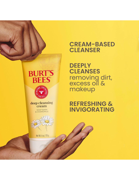 Limpiador Facial Burt's Bees 170g Crema Profunda Manzanilla