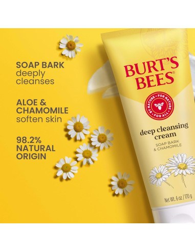 Limpiador Facial Burt's Bees 170g Crema Profunda Manzanilla