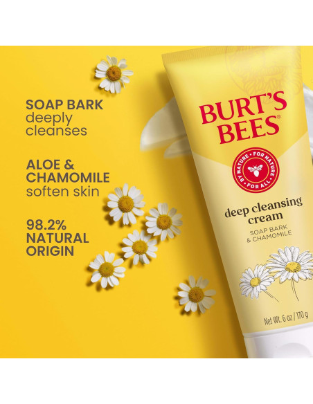 Limpiador Facial Burt's Bees 170g Crema Profunda Manzanilla