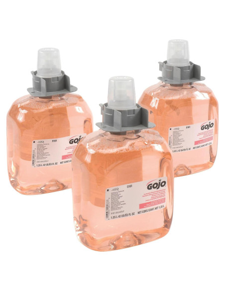 Recarga Jabón Espumoso GOJO FMX-12 1250 mL Aroma Arándano - Paquete de 3