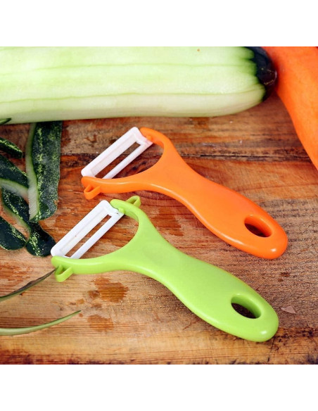 Peladores de Frutas y Verduras COLIBROX - Juego Ergonómico