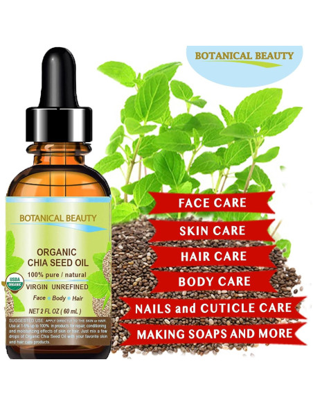 Aceite de Semilla de Chía Orgánico Botanical Beauty 120 ml