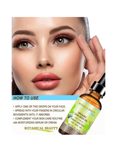 Aceite de Semilla de Chía Orgánico Botanical Beauty 120 ml