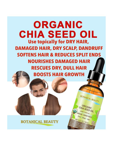 Aceite de Semilla de Chía Orgánico Botanical Beauty 120 ml