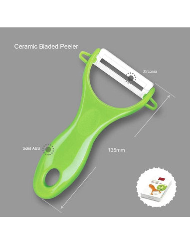 Peladores de Frutas y Verduras COLIBROX - Juego Ergonómico