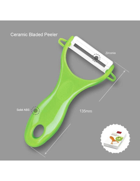 Peladores de Frutas y Verduras COLIBROX - Juego Ergonómico