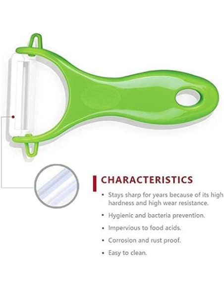 Peladores de Frutas y Verduras COLIBROX - Juego Ergonómico