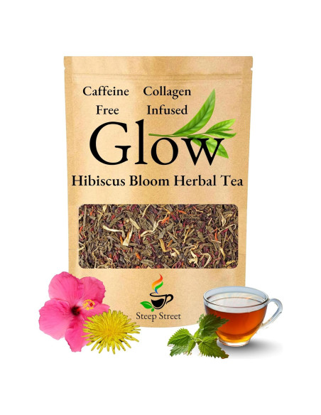Té de hierbas Steep Street Hibiscus con colágeno 85g