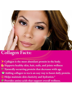 Té de hierbas Steep Street Hibiscus con colágeno 85g 2