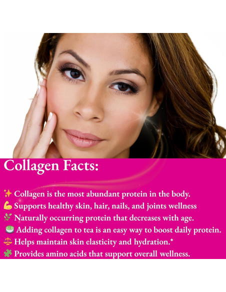 Té de hierbas Steep Street Hibiscus con colágeno 85g