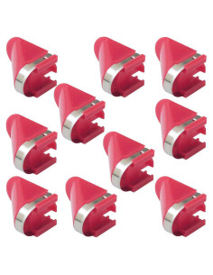 10 Cuchillas de Repuesto para Pelador Eléctrico WHYHKJ Rojo