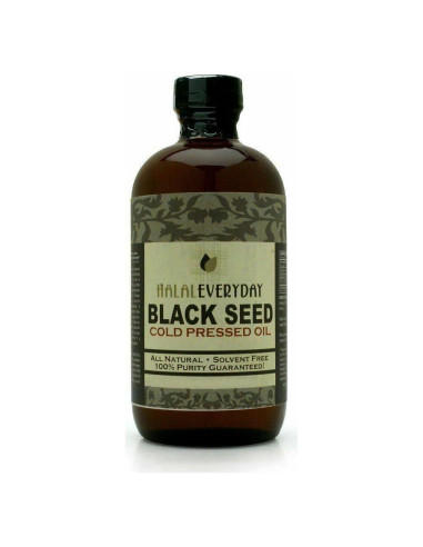 Aceite de Semilla Negra Halal 100% Puro 473 ml Prensado en Frío