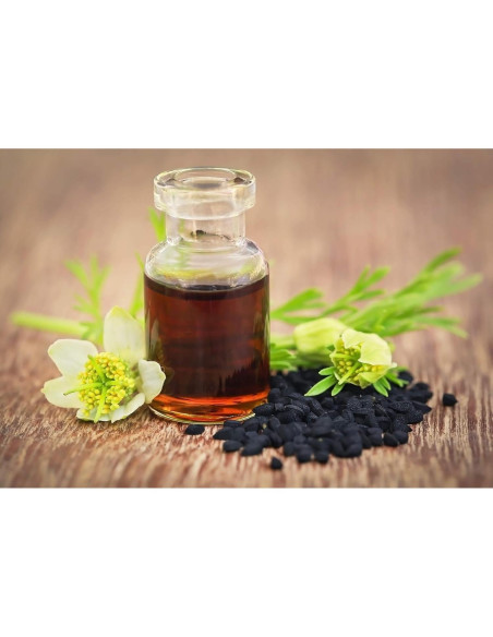 Aceite de Semilla Negra Halal 100% Puro 473 ml Prensado en Frío