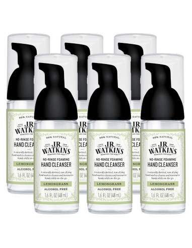 Limpiador de Manos Espumoso J.R. Watkins 47.3 ml - Paquete de 6