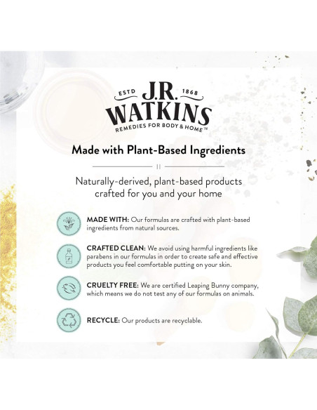 Limpiador de Manos Espumoso J.R. Watkins 47.3 ml - Paquete de 6
