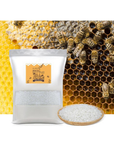 Pellets de Cera de Abeja Orgánica 0.91 kg Jeximing DIY 2