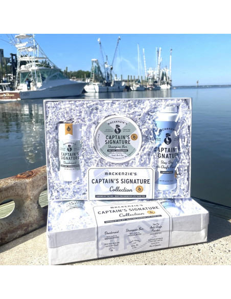 Colección de Cuidado Personal MacKenzie - Desodorante, Jabón y Polvo