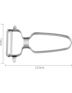 Pelador Suizo Chef Harvey, Acero Inoxidable y Cuchilla Afilada 2
