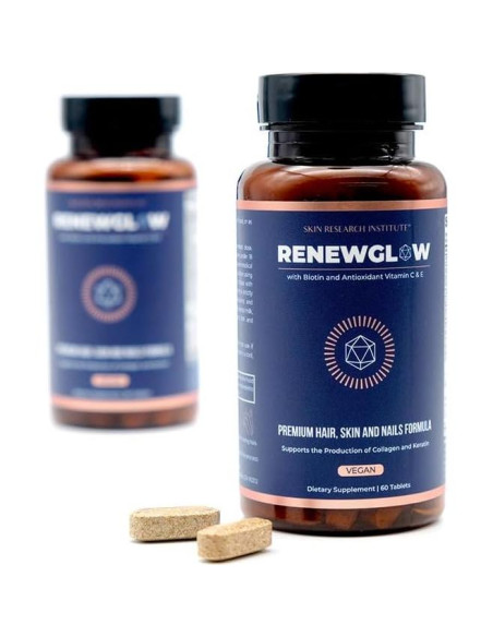 Suplemento de Biotina Renewglow 60 Cápsulas - Piel, Uñas y Cabello