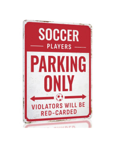 Cartel Decorativo de Fútbol Opix Design 27.9x21.1 cm Metal