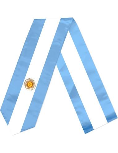 Estola de Graduación Argentina SECUNL 183x15cm Poliester